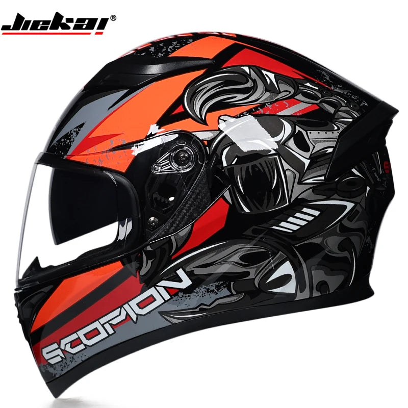 Brand new genuine JIEKAI 316 high quality full face motorcycle helmet men racing motorcycle helmet DOT capacete casqueiro casque