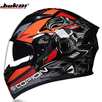 Brand new genuine JIEKAI 316 high quality full face motorcycle helmet men racing motorcycle helmet DOT capacete casqueiro casque