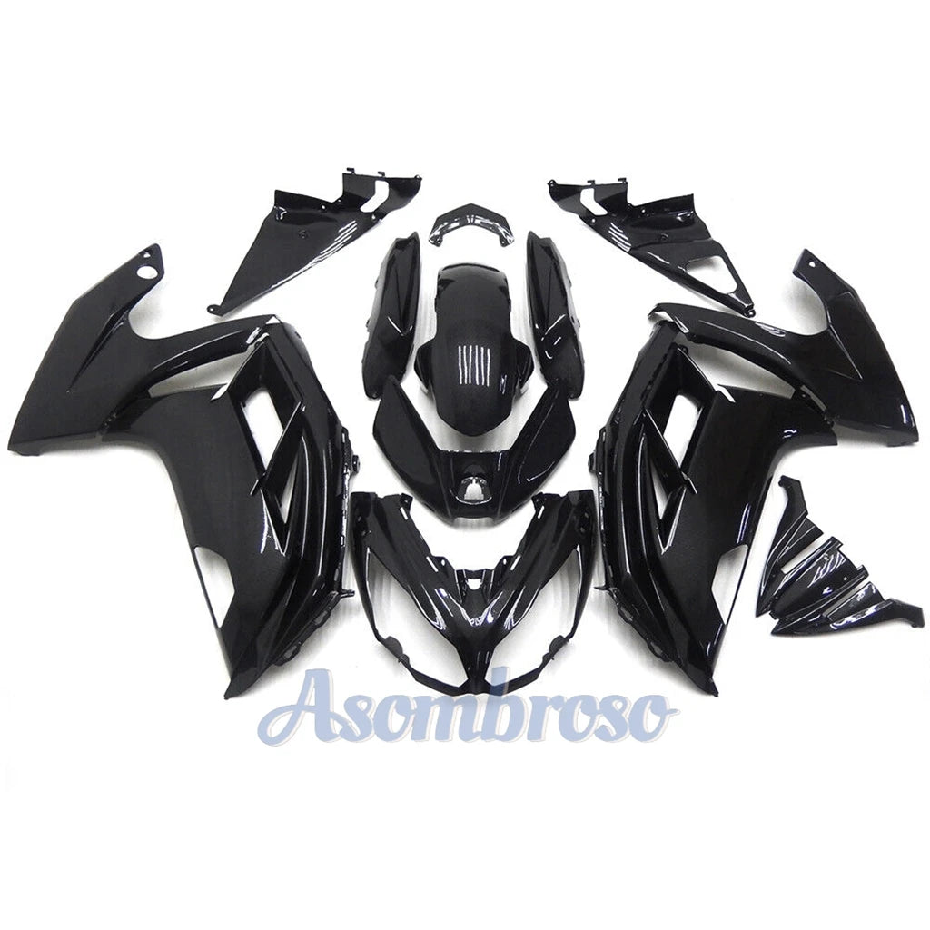Gloss Black Fairing Kit For Kawasaki Ninja 650 2012 2013 2014 2015 2016 ER-6F EX650 Bodyframe Rebuilding Motorcycle Fairings Set