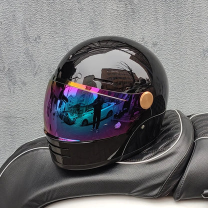 ORZ-806 Motorcycle helmet retro cruise motorcycle full helmet personalized lens ABS material
