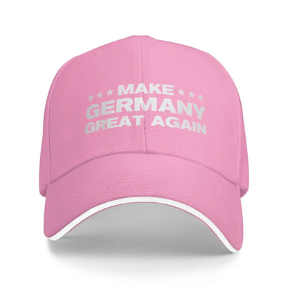 Summer Casual Baseball Cap Make Germany Great Again Kpop Rock Trucker Hat For Couple Women High Quality  y2k Cute Baseball Caps