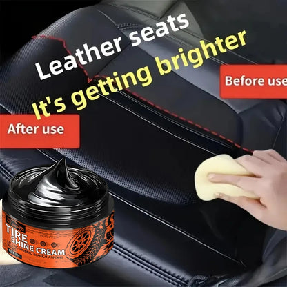 Car interior scratch repair cream - Car scratch repair   Tire gloss repair, black interior and dashboard plastic surface repair