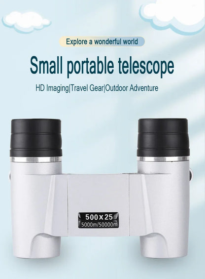 50000M Telescope Auto Focus 500X25 Powerful Binoculars Long Range Professional Mini Portable HD Waterproof Monocular