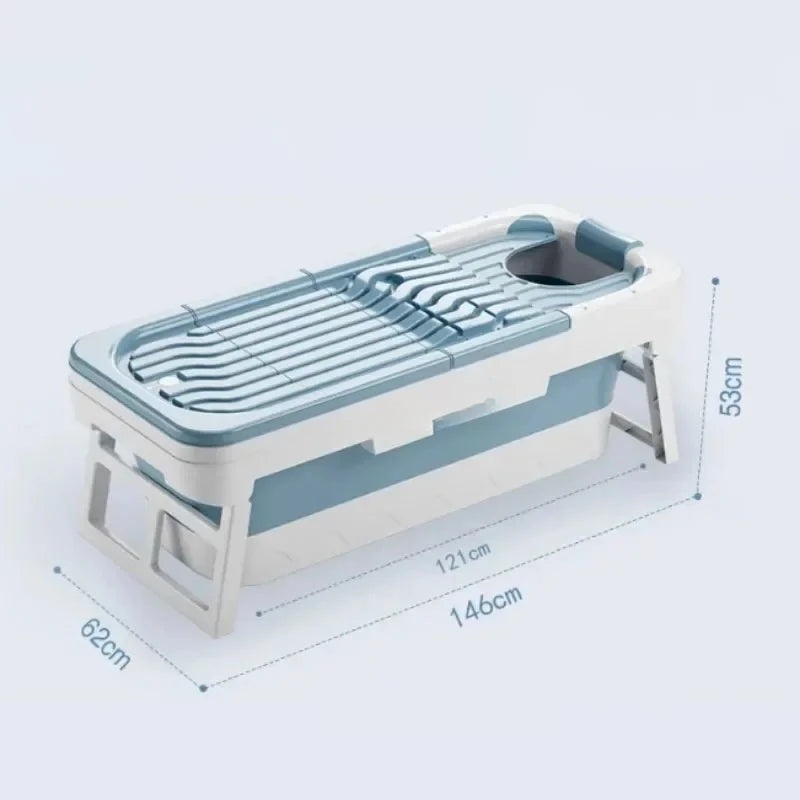 Portable Folding Bathtub for Adults hot Bath Spa Plastic Bathtubs Children Swimming pool Bucket Sauna Lid Cover House Bath Tub
