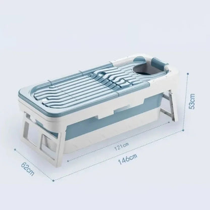 Portable Folding Bathtub for Adults hot Bath Spa Plastic Bathtubs Children Swimming pool Bucket Sauna Lid Cover House Bath Tub
