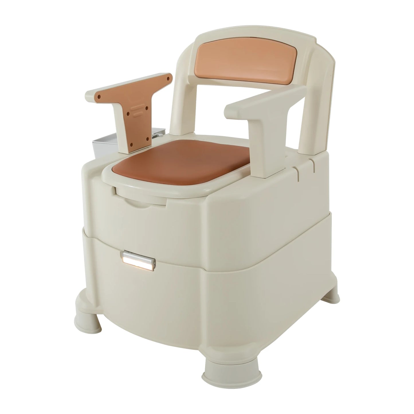 Toilet With Sensor Night Light,Bedside Commode  Bedside Toilet With Maximum Load 200kg, Portable Toilet