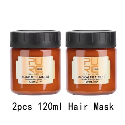 PURC Argan Oil Hair Mask Repair Damaged Frizz Masks Nourishing Smoothing Magic Hair Treatment Conditioner Hair Care