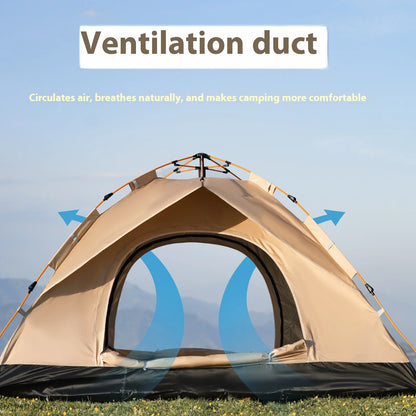 Portable Camping Tent Self-driving Travel Instant Tents For Outdoor Camping, Emergency Tent 4 Person Waterproof Family Tent