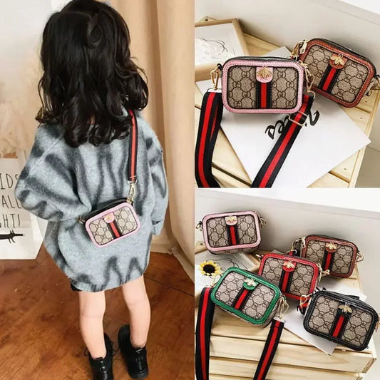 New Fashion Cute Mini Children's Crossbody Bags Waterproof PU Shoulder Bag Baby Backpack Crossbody Bag Coin Purse Handbags