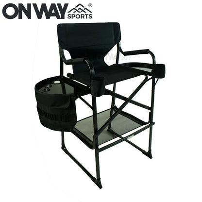 Wholesale Aluminum Folding Portable Upgraded Tall Director Makeup Artist Chair