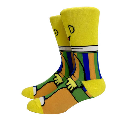2023 New Anime Marvel Men Socks Long Sock Men‘s Knee-High Couples cosplay Sock Personality Hip Hop Harajuku Funny Sock for Women