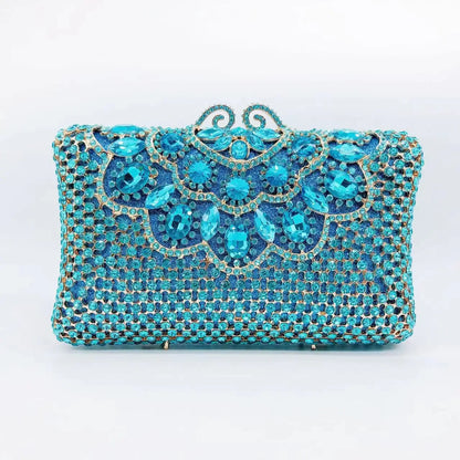 Diamond Dinner Hollow Rhinestone Banquet Clutch Bag Handtassen Dames Bolsos De Fiesta Para Mujer Boda Women's Rhinestone Handbag
