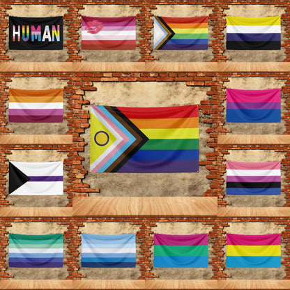 3x5 ft LGBT Gay bear Pride Rainbow flag For Room Dorm Camp Party Garage Bar Picnic hogar home Decor Banner Wall Hanging Gift