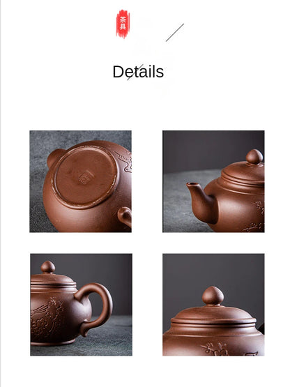 Pot for Tea Sets Hot Selling Purple Clay Pots Yixing Clay Kettle Teapot Set Samovar Oriental Moroccan Teapot and Cup Set Gaiwan