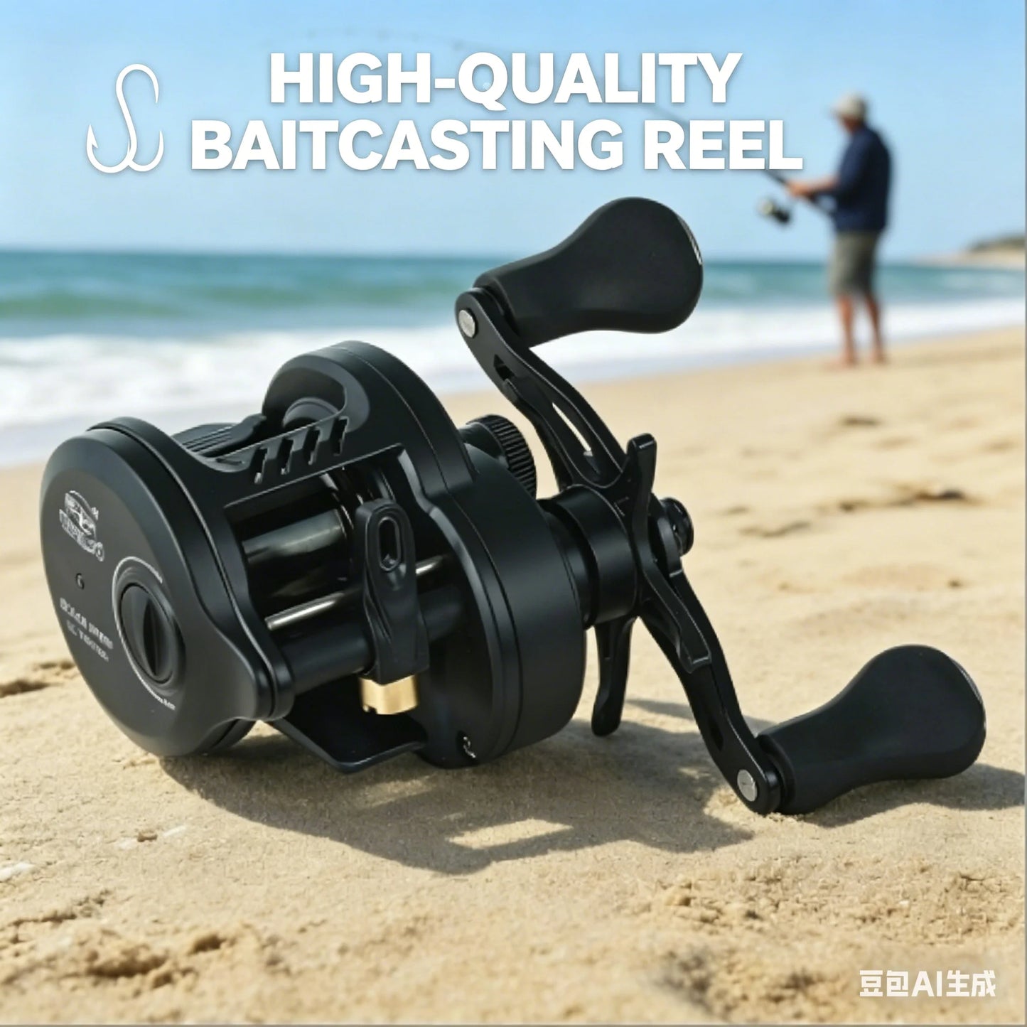 Ultralight DC Fishing Wheels Long Cast Self Charging Electric Baitcasting Reels 5+1Bearings 7.2:1 Ratio Versatile Casting Reels