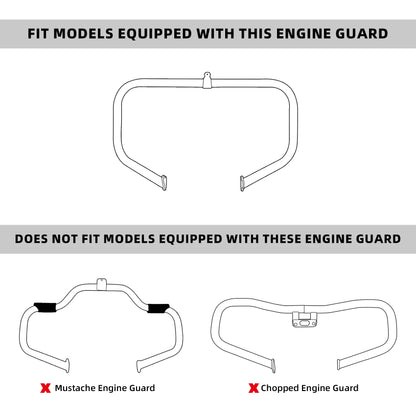 Motorcycle Lower Vented Leg Fairing + 6.5" Speakers W/ Grills For Harley Touring Electra Glide Road King Street Glide 2014-2024