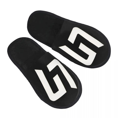 Custom British Lando Norris Racing Driver Guest Slippers for Spa Women House Slipper
