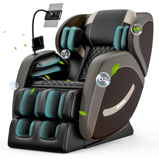 Massage Chair ull Body with Heat, Zero Gravity Shiatsu Massage Recliner Chair,5 Auto es, 6 ix Rollers,oot Massage,Customized