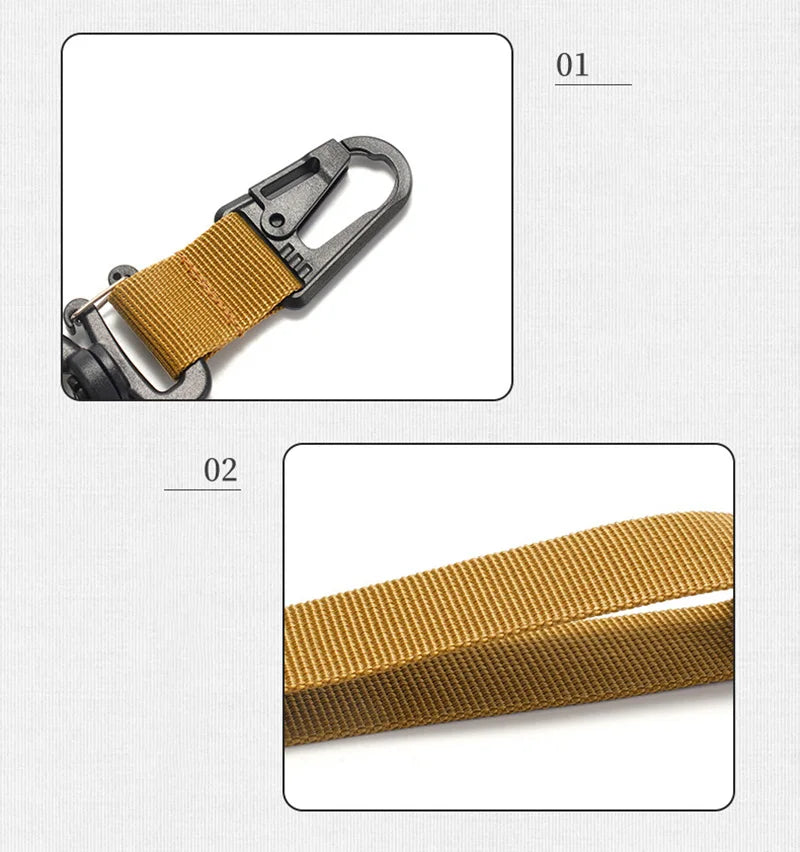 Outdoor Camping Hanging Strap Portable Adjustable Hand Lanyard for Bag Camping Picnic Equipment Outdoor Strap Carabiner Clips
