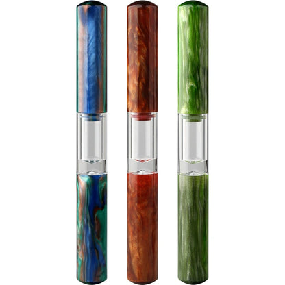 N15 Beginner Copperplate Calligraphy Pen Variable Line Soft Elastic Iridium Tip Transparent Acrylic Ink Pen Gift