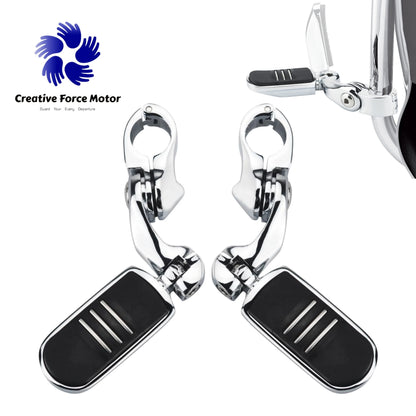 1.25" Motorcycle Engine Guard Highway Pegs Footpeg For Harley Honda Touring Sportster Davidson Road King Street Glide Low Rider