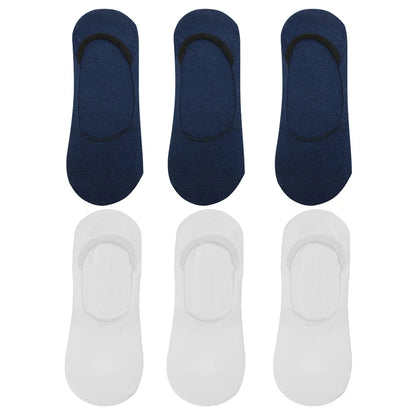 6 Pairs/Lot Men's Bamboo Breathable Invisible Socks Low Cut Casual Cotton Boat Non-Slip No Show High Quality Sock