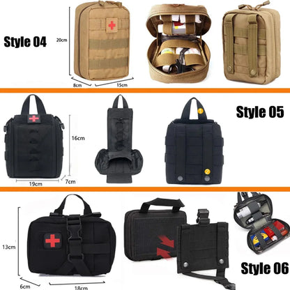 Outdoor Camping Trauma First Aid Kit Multifunctional Equipment Survival Tool Kit Wilderness Survival Emergency Kit