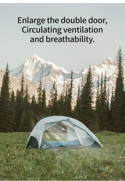 Naturehike Star River UL Camping Tent 2 People Tent 15D Nylon Ultralight Hiking Double Layer Backpacking Travel Tent 3 Seasons
