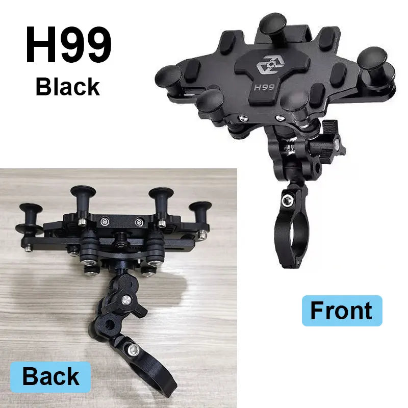 Motorcycle Phone Holder High Quality Alloy Motorcycle Electric Bike Mobile Phone Holder With Dampener Motos Navigation Bracket