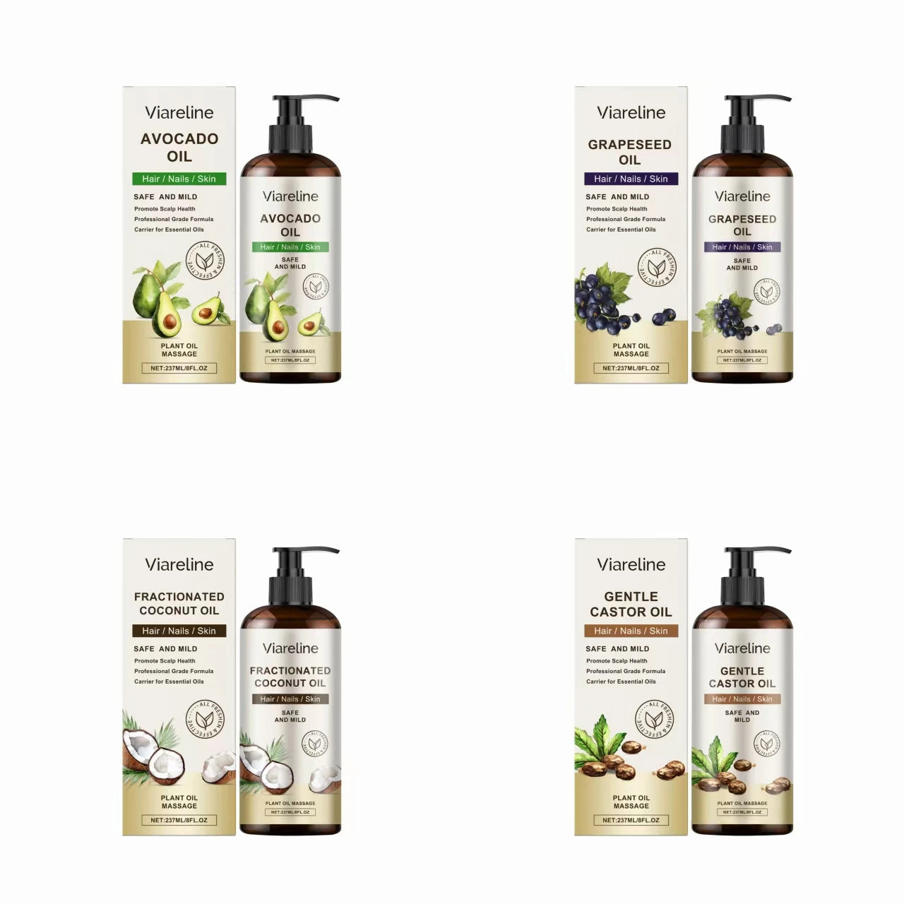 Multi-Purpose Care Oil, Hydrating Body & Hair Treatment, Nourishing Non-Greasy Formula