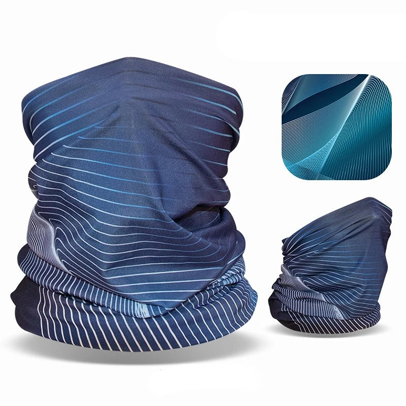Outdoor Mountaineering Scarf Ice Silk Sunscreen Face Mask Bandana Unisex Scarf for Outdoor Fishing Biking