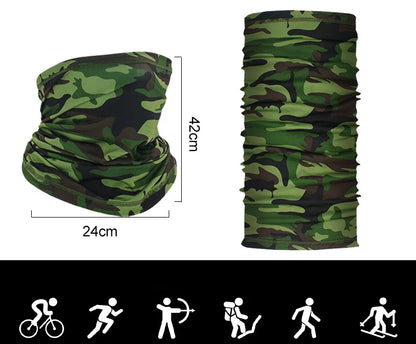 Summer Cycling Face Mask Motorcycle Balaclava Mask Uv Protection Scarf Men Women Bandana Neck Cover Outdoor Fishing Hiking Golf