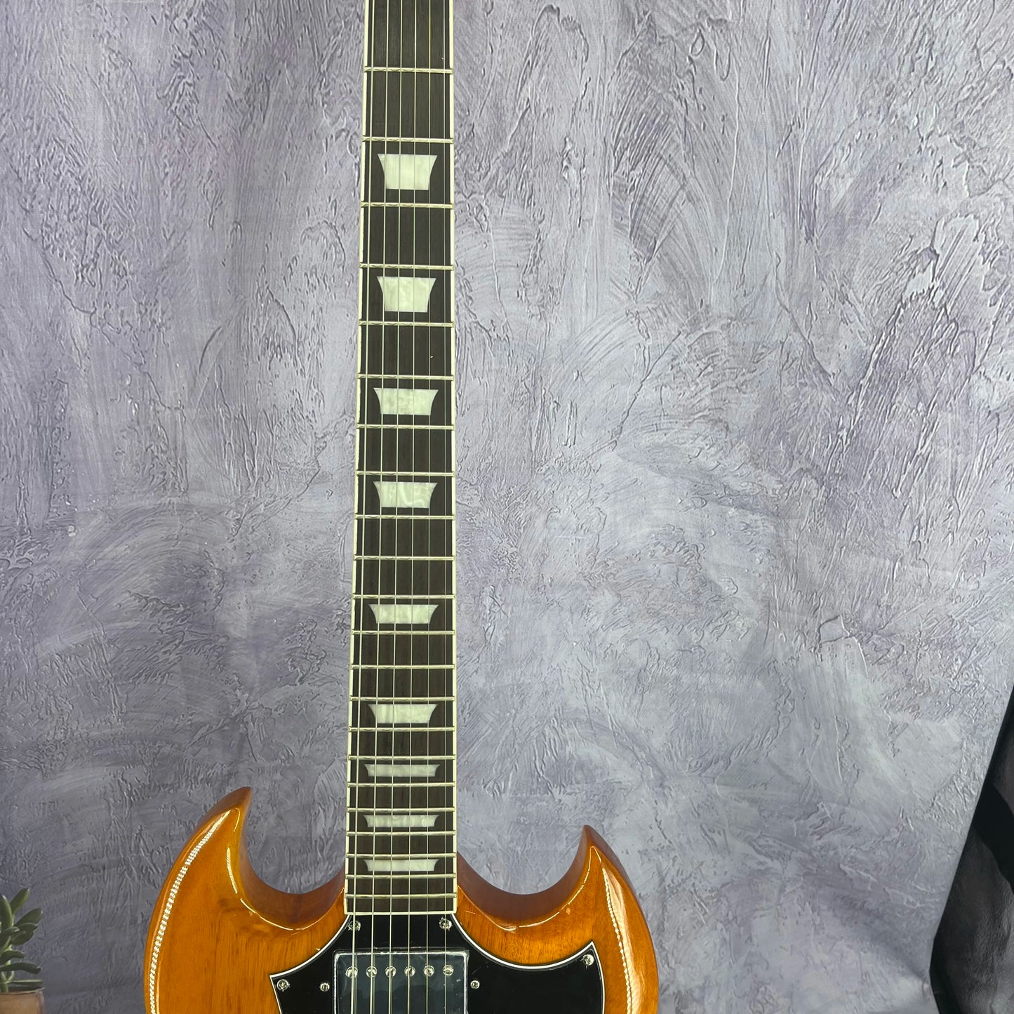 Newly launched and highly popular yellow solid-body electric guitar. Cherry wood body. Silver accessories Free Shipping