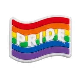 1-10PCS Love Pride Balloon Ice Cream Flag Rainbow PVC Shoe Charms Buckle Clog Fit Wristbands Sandals Shoes Decoration Party Gift