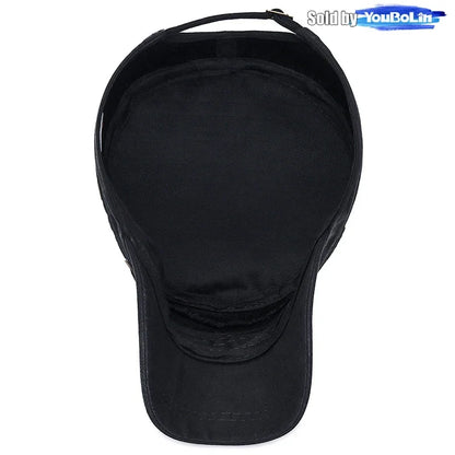 Cotton Perforated Breathable Military Academy Cadet Flat Cap Sun Hat Trucker Caps Dad Hats