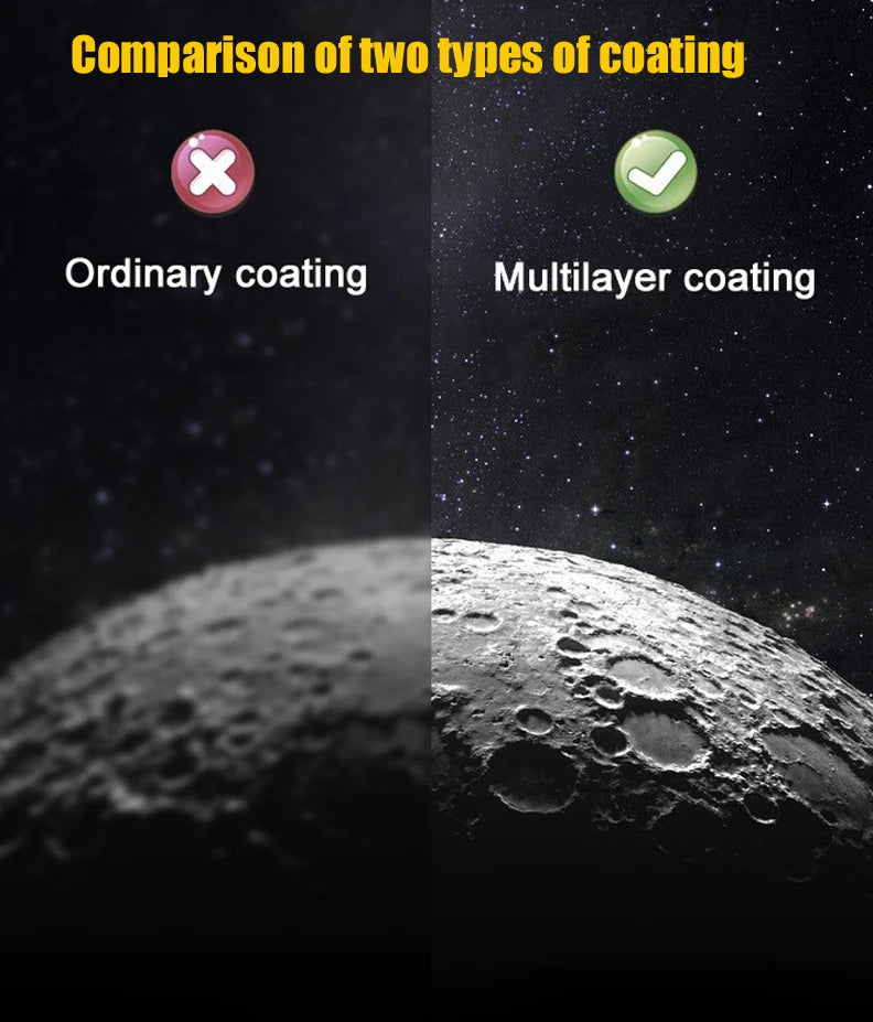 BORWOLF 70400 Professional High-definition Astronomical Telescope 333X To See The Moon and Stars Bird Watching Monocular