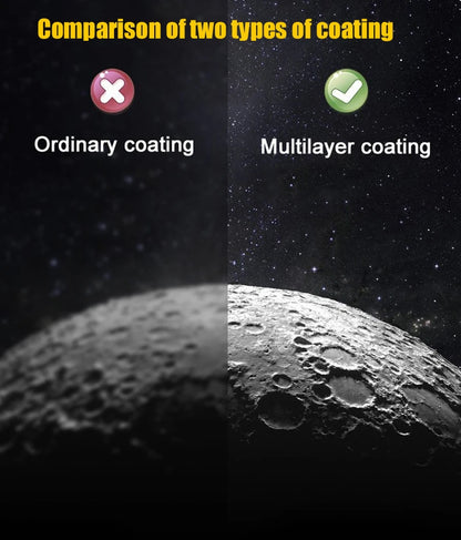 BORWOLF 70400 Professional High-definition Astronomical Telescope 333X To See The Moon and Stars Bird Watching Monocular