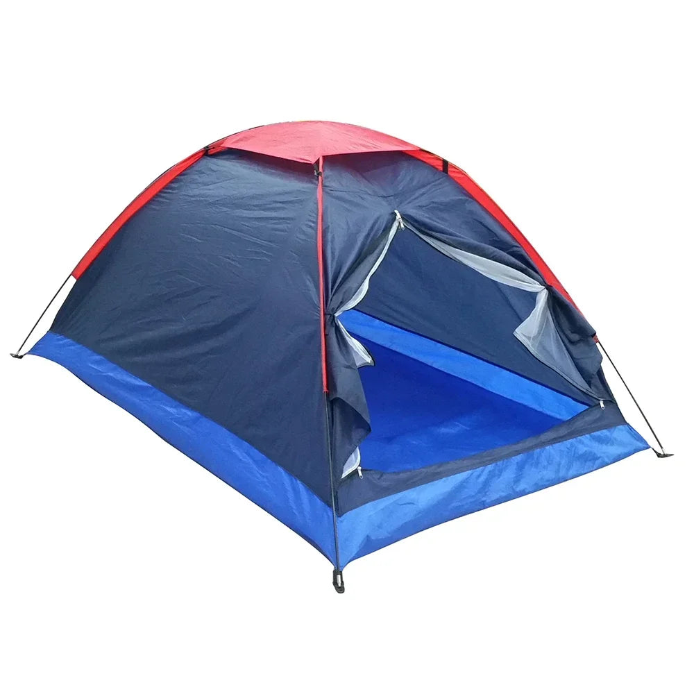 Outdoor Self-driving Travel Camping Tent  with Bag for Outdoor Camping Traveling for Summer Spring Autumn 3 Seasons 2 People