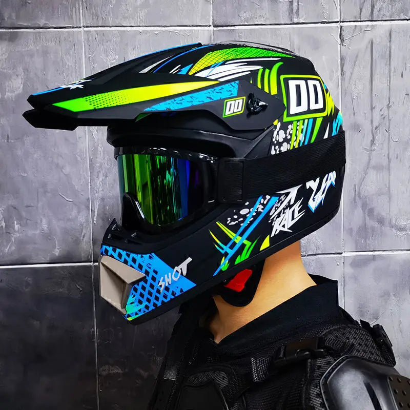 four seasons Racing Helmets Motorcycle Helmet  riding helmet and  rally Helmet Large adv Sports helmet Motocross Helmet Casco