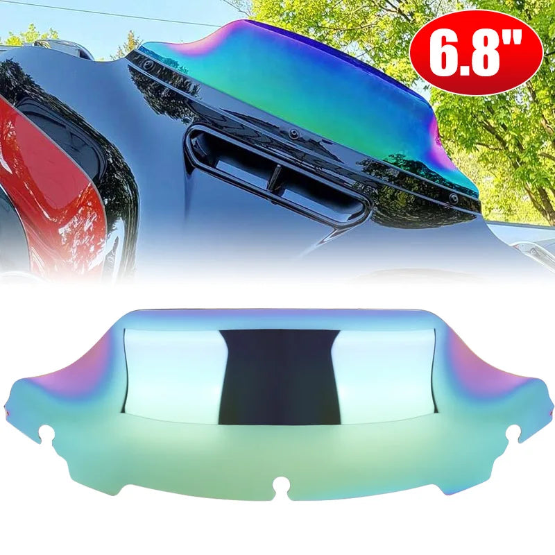 6.8'' Motorcycle Parts Windscreen Cover For Harley Touring Street Electra Glide Ultra Limited FLHX 2014-2023 Windshield Fairing