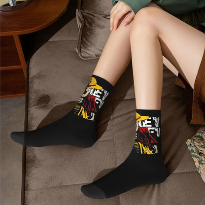 Fashion Men's Socks Harajuku Tony Tony Choppers Sock Luffys Zoros Trafalgar Law Anime Women's Socks Spring Summer Autumn Winter