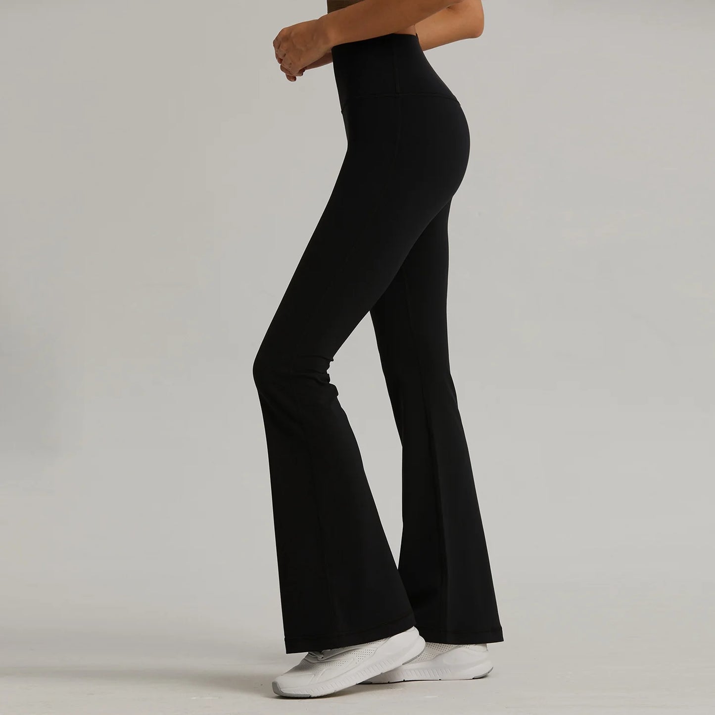 Yoga Flared Pants Women Naked Feel Fashion Casual Butt-Lifting High Waist Sports Leggings Fitness Workout Wide-Leg Pants