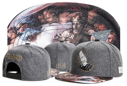 Classic Snapback Hat Cap Hip Hop Style Flat Bill Blank Adjustable Size
