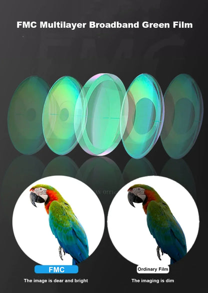 50x60 Powerful Zoom HD Bak4 Portable Powerful Binoculars Long Range Professional Telescope Monocular for Hunting