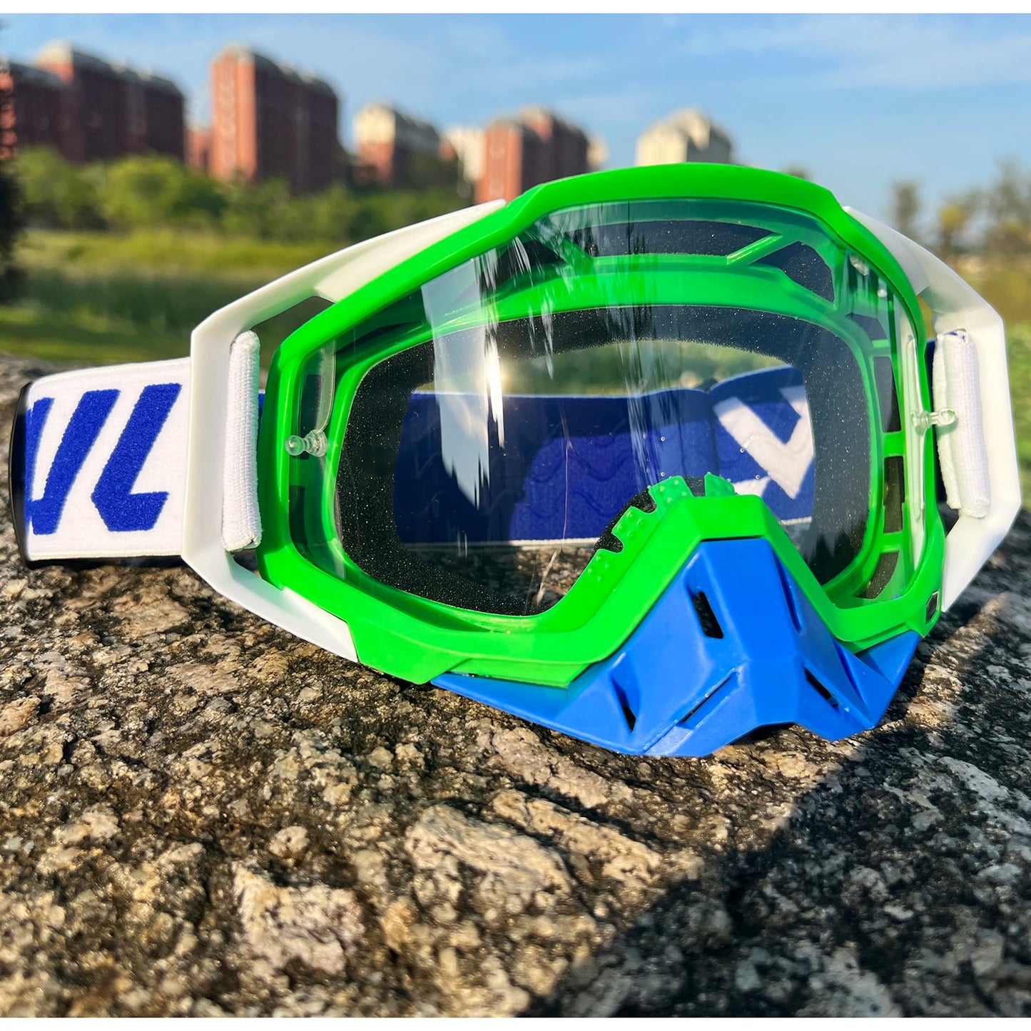 WJL Sports Motocross Glasses Motorcycle Sunglasses Man MTB ATV Mask Windproof Protection Skiing Cycling Racing Off-Road Goggles
