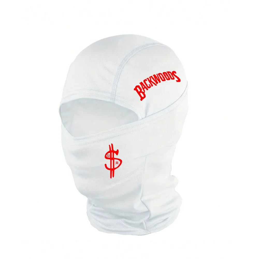 1/2/3 piece neutral printed balaclava facial mask, lightweight and breathable, suitable for skiing, football, cycling
