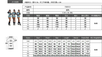 Multi Pockets Jeans Shorts Outfit Set Sexy Women Elegant Two Pieces Denim Club Matching Set Top+Shorts