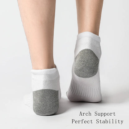 AOTOLK 6/12 Pairs Cotton Man and Women Socks Sports Solid Color Male's Short Sock Cycling Breathable Ankle Summer Running Socks