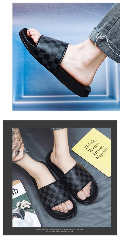 Unisexual Home Flip Flops Indoor Beach Shoes Summer Sandals Outdoor Beach Shoe Slippers Women Casual Slides Multi-Style