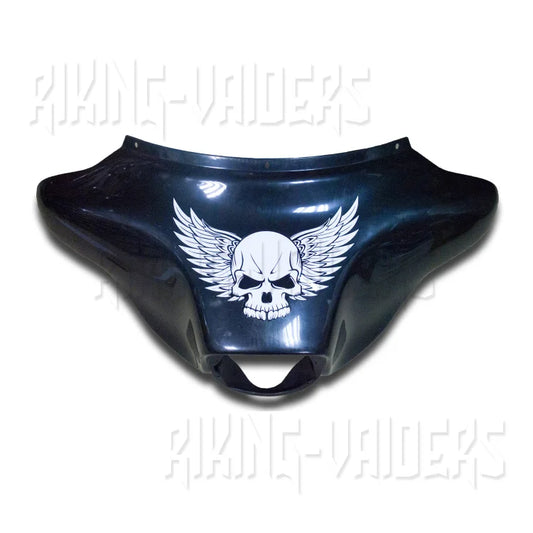 Suitable for Harley Glide, Street, Flagship, Glide 1996-2013 New Modification, Hood Decal, Latte, Sticker